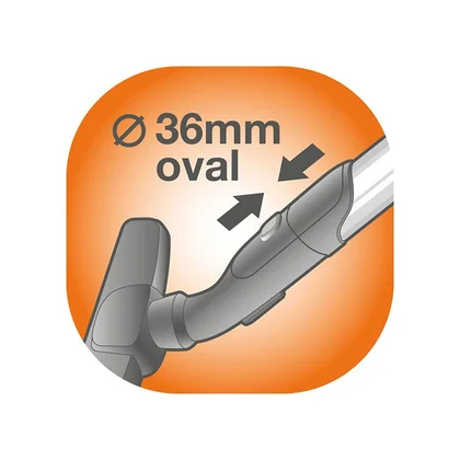 Miękka ssawka do odkurzacza Electrolux / AEG do twardych podłóg ZE115 Perfect Care Silent Parketto owalna 36 mm 9001662106
