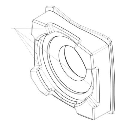 Przyłącze węża wewnętrzne do odkurzacza Electrolux (1181959170)