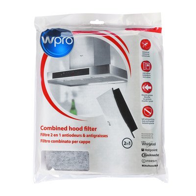 Uniwersalny filtr tłuszczowo węglowy do okapu 2w1 Whirpool (480181700646) C00375488 zamiennik 484000008524 C00380049