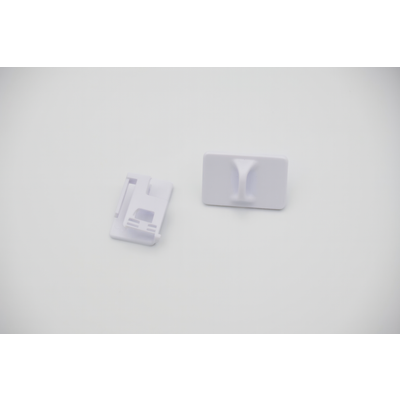 Zasuwka do siatek kompletna biała (1035697)