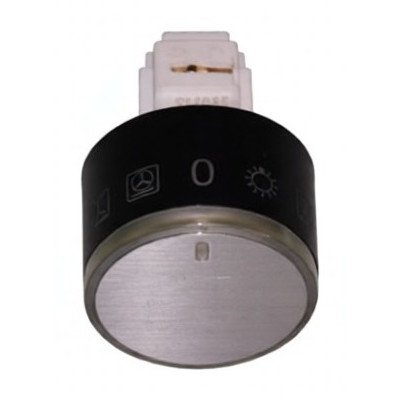 Pokrętło podświetlane chowane do piekarnika Amica inox 38 8052659