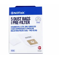 Worki do odkurzacza Nilfisk One / Coupé / Go / Force / Compact 78602600 5 szt. + filtr oryginał Opis produktu SEO: