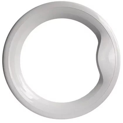Ramka zewnętrzna okna drzwi pralki Beko WMD biała, zawias 8,5 cm 2813150100