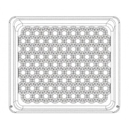 Głęboka blacha do pieczenia do piekarnika Amica 43 x 37,5 x 4 cm 9049459