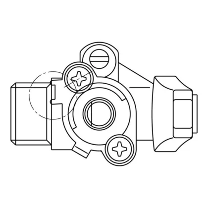 Zawór palnika gazowego do kuchenki Electrolux / AEG 3577174331
