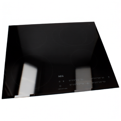 Szklana płyta grzejna do płyty AEG / Electrolux czarna 590 x 520 mm