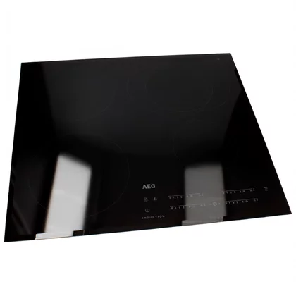 Płyty szklane Szklana płyta grzejna do płyty AEG / Electrolux czarna 590 x 520 mm