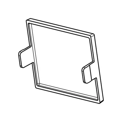 Zaślepka kanału powietrznego do lodówki Electrolux / AEG biała 26 x 30 mm 8079189018