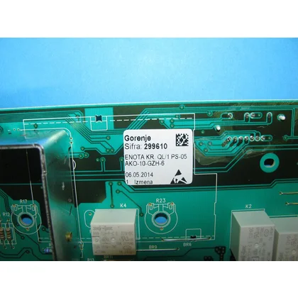 Elementy elektryczne do pralek r Skonfigurowany moduł elektroniczny do pralki Gorenje / Hisense 299610