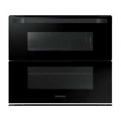 Dzielone drzwi piekarnika Samsung NV7000N pyro czarne