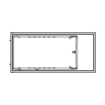 Drzwi lodówki, biale - 538x1139mm Electrolux (140011538018)