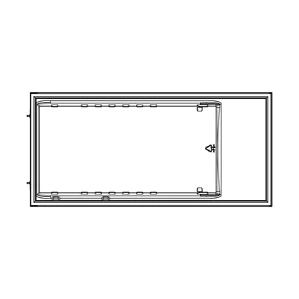 Drzwi lodówki białe Electrolux / AEG 538 x 1139 mm 140011538018