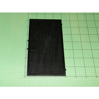 Filtry do okapów Amica Filtr aluminiowy przeciwtłuszczowy do okapu Amica czarny 350 x 188 x 9 mm 1211726