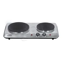 Kuchenka elektryczna dwupolowa Hyundai EP 310 E Inox 2500 W srebrna