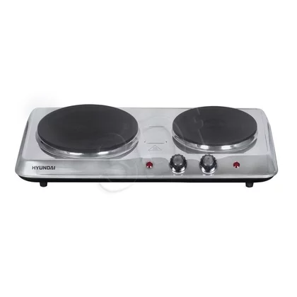 Kuchenka elektryczna dwupolowa Hyundai EP 310 E Inox 2500 W srebrna