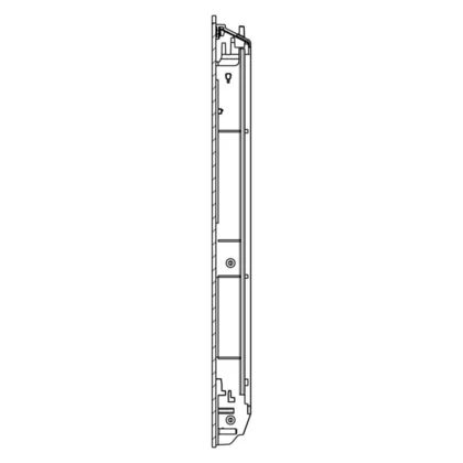 Zestaw szyby drzwi do piekarnika Electrolux / AEG inox 592 x 471 mm