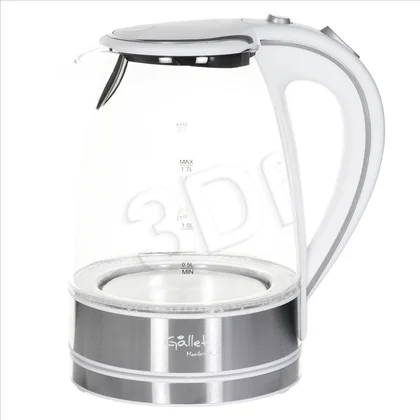 Czajnik elektryczny Gallet BOU742W 1,7 l 2200 W biały-inox