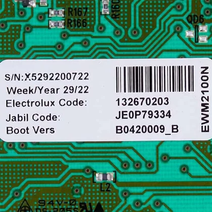 Elementy elektryczne do pralek r Nieskonfigurowany moduł elektroniczny EWM do pralki Electrolux / AEG 1326793344