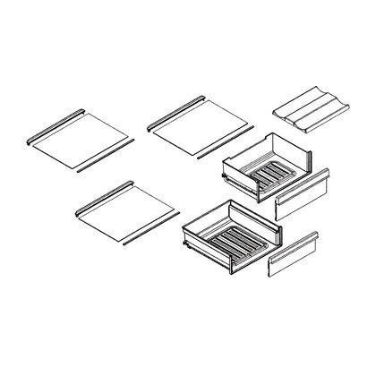 Półka szklana do lodówki Beko / Grundig / Arcelik 4658790100