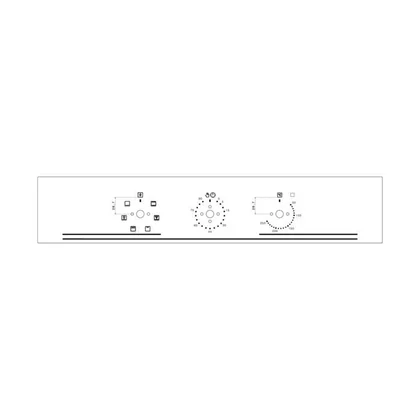 Elementy obudowy Panel obsługi do piekarnika Electrolux / AEG nierdzewny 60 cm 3K