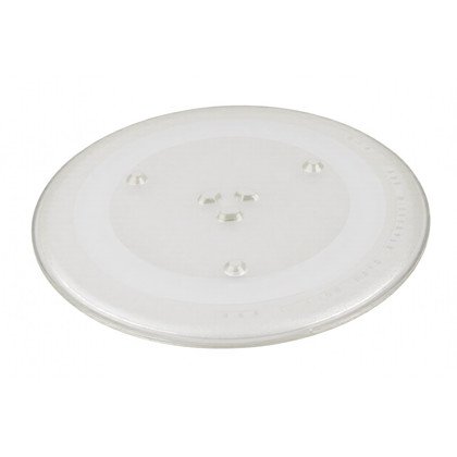 Talerz obrotowy szklany do kuchenki mikrofalowej Samsung 28,5 cm z mocowaniem koniczynka, bez osprzętu TR088