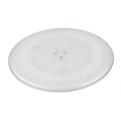 Talerz obrotowy szklany do kuchenki mikrofalowej Samsung 28,5 cm z mocowaniem koniczynka, bez osprzętu TR088
