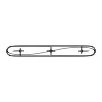 Części bębna do suszarek bębnowy Łopatka bębna do suszarki Electrolux / AEG 298 mm 8075191026