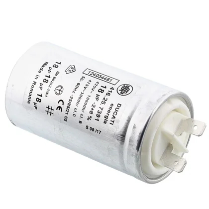 Elementy elektryczne do pralek r Kondensator do pralki i suszarki Electrolux / AEG 18 µF 425 V 1240344612