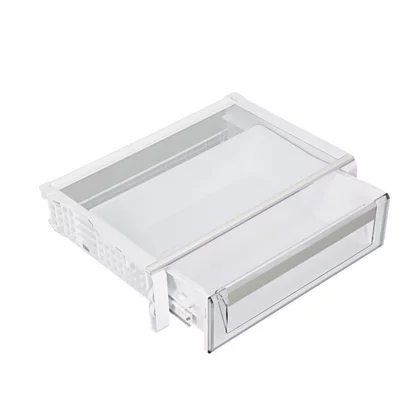 Półki na drzwi różni producenci Szuflada kompletna do lodówki i zamrażarki Electrolux / AEG neutralna LTC 466 x 118 mm