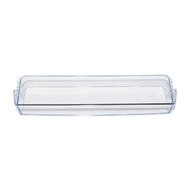 Półki na drzwi różni producenci Balkonik z listwą inox na drzwi chłodziarko-zamrażarki Amica 1042038