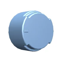 Pokrętło gazu do piekarnika i płyty grzejnej Electrolux / AEG czarne