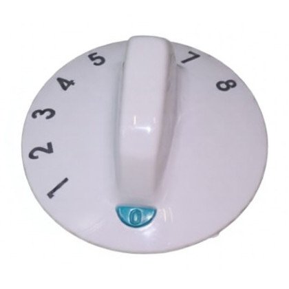 Pokrętło do kuchni Amica białe od 1 do 8 z zielonym wskaźnikiem E601.00/09.4162.01 8014452