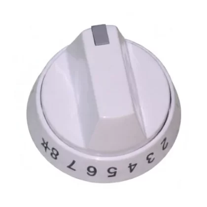 Pokrętło numeryczne białe do kuchni Amica G454.00/09.8572.00 8029931