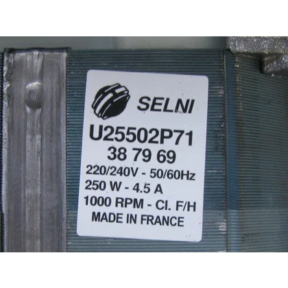 Elementy elektryczne do pralek r Silnik napędowy do pralki Gorenje / Hisense 250 W 387969