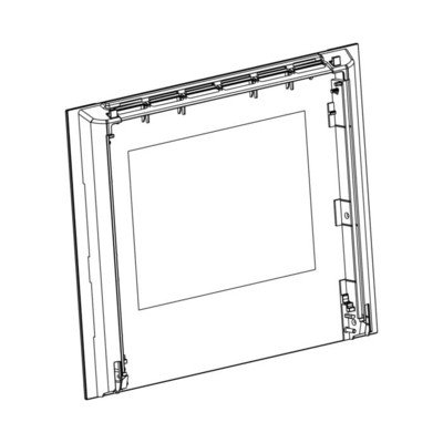 Zestaw szyby drzwi - 594x465mm