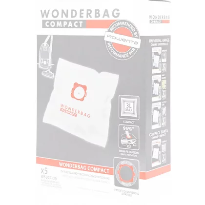 Worki do odkurzacza Rowenta / Tefal / Moulinex Wonderbag Compact 5 szt. WB305120