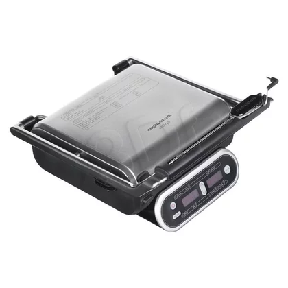 Grill elektryczny stołowy zamykany Morphy Richards Intelligrill 48018 1800 W srebrno-czarny