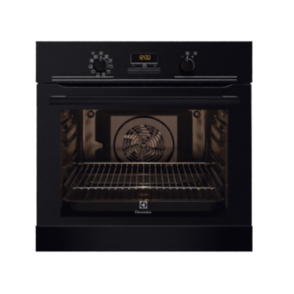 Szyba zewnętrzna drzwi piekarnika Electrolux / AEG czarna 3578770483