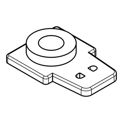 Dystans zawiasu do chłodziarko-zamrażarki Electrolux / AEG