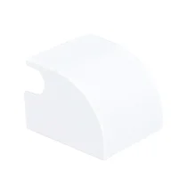 Zaślepka górnego zawiasu drzwi do chłodziarki i zamrażarki Electrolux / AEG biała 4055499034