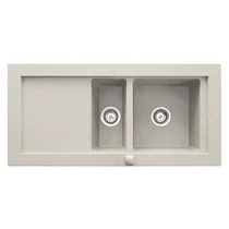 Zlewozmywak granitowy TEKA Aura 60 B-TG 1,5-komorowy piaskowy beż 88402