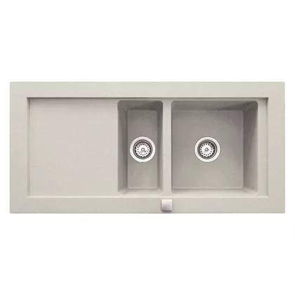 Zlewozmywak granitowy TEKA Aura 60 B-TG 1,5-komorowy piaskowy beż 88402