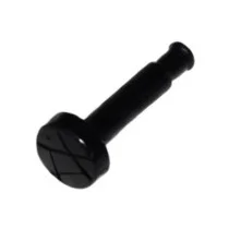 Przycisk wypukły czarny do panelu sterowania Amica 20,3 mm 07-0702-040L-20,3mm 8055074