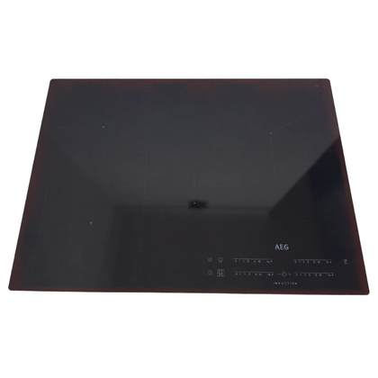 Szkło płyty grzewczej Electrolux / AEG czarne 700 x 510 mm