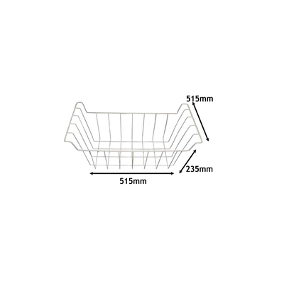 Kosz (pojemnik) zamrażarki skrzyniowej druciany Whirlpool (480132100944) C00323365 zamiennik C00629589