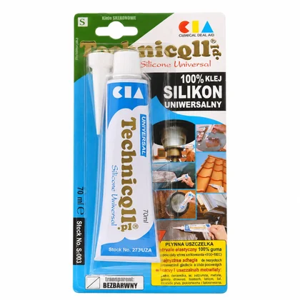 Silikon uniwersalny bezbarwny 70 ml