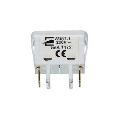 Lampka sygnalizacyjna W5 do kuchenki, piekarnika i płyty Amica 250 V pomarańczowa 8001592