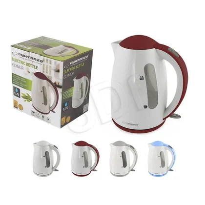 Czajnik elektryczny Esperanza Glymur 1,7 l 2200 W czerwony EKK006R