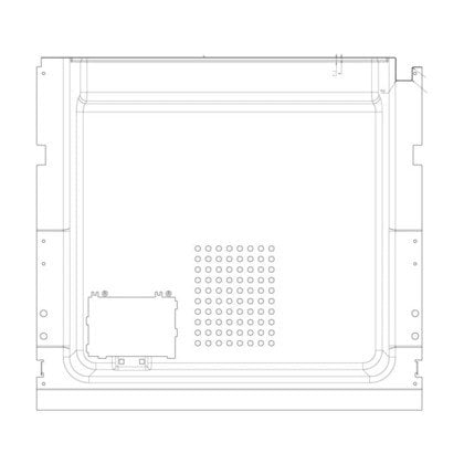 Obudowa tylna do piekarnika (5615571014)