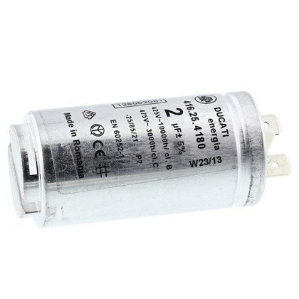 Elektronika do suszarek bębnowyc Kondensator rozruchowy 2uF do suszarki Electrolux (1250020813)